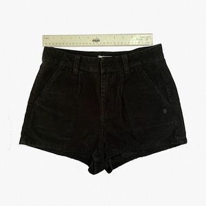 Roxy Black Corduroy Shorts. Size XS. Runs big.